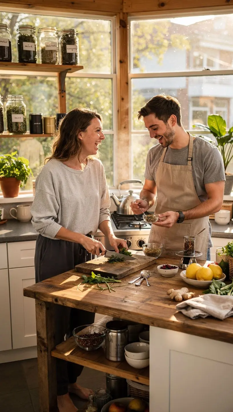 Ručne zbierané bylinky v košíku pripravené na prípravu čaju