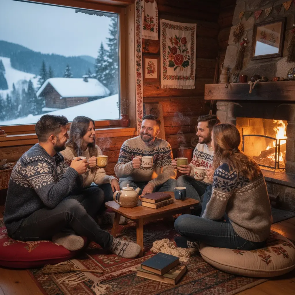 Záber na šálku čaju s parou stúpajúcou do vzduchu v pokojnom prostredí